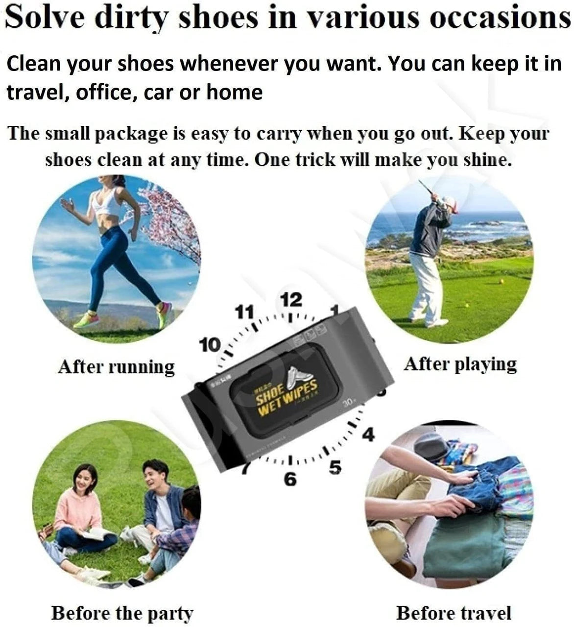 Shoe Sneaker Wipes Cleaner (Pack Of 2)