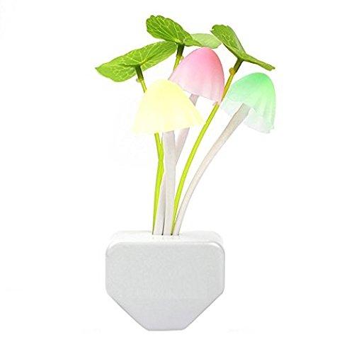 Mushroom Lamp Automatic Sensor Light Multi-Color Changing