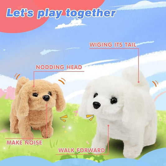 Walking Bunny Toy with Sounds Jumping Dog Wiggling Ears Twitching Mouth and Nose