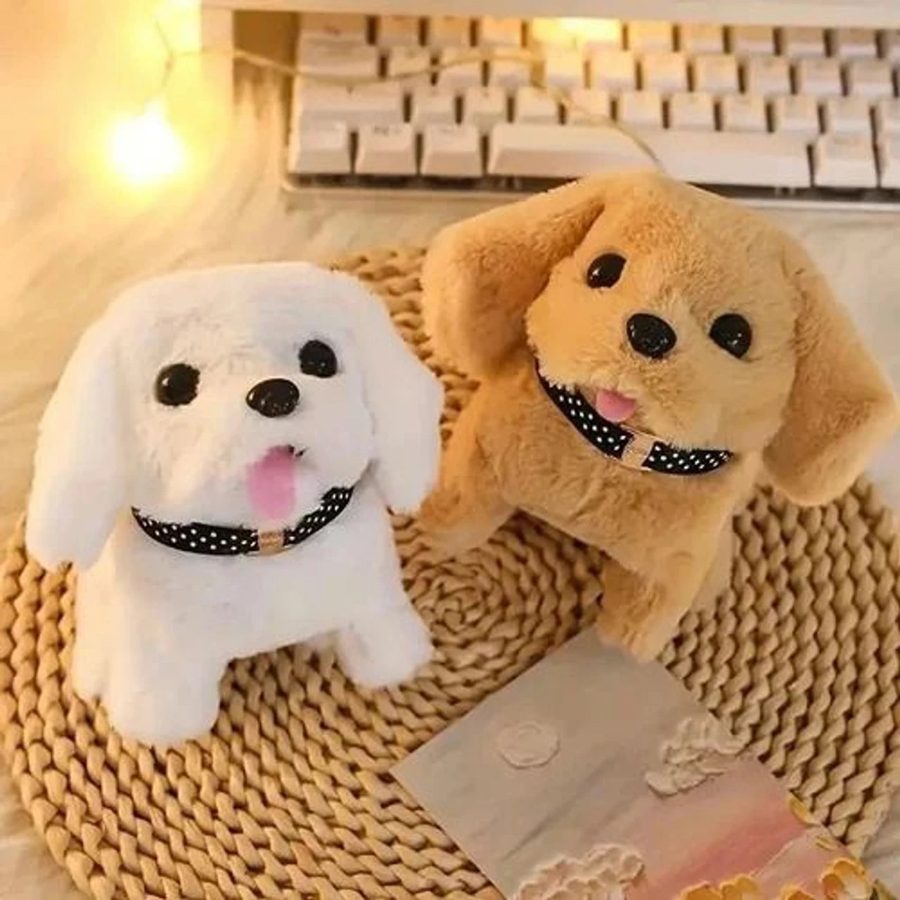 Walking Bunny Toy with Sounds Jumping Dog Wiggling Ears Twitching Mouth and Nose