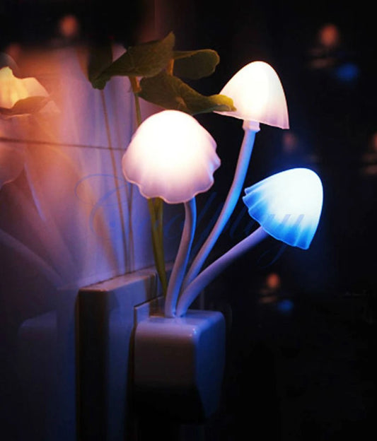 Mushroom Lamp Automatic Sensor Night Light – Multi-Color Changing LED